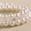 Japanese Akoya Pearl Necklace with Aurora Mirror Finish