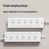 Deli 5-Outlet Power Strip with Independent Switches, 3M