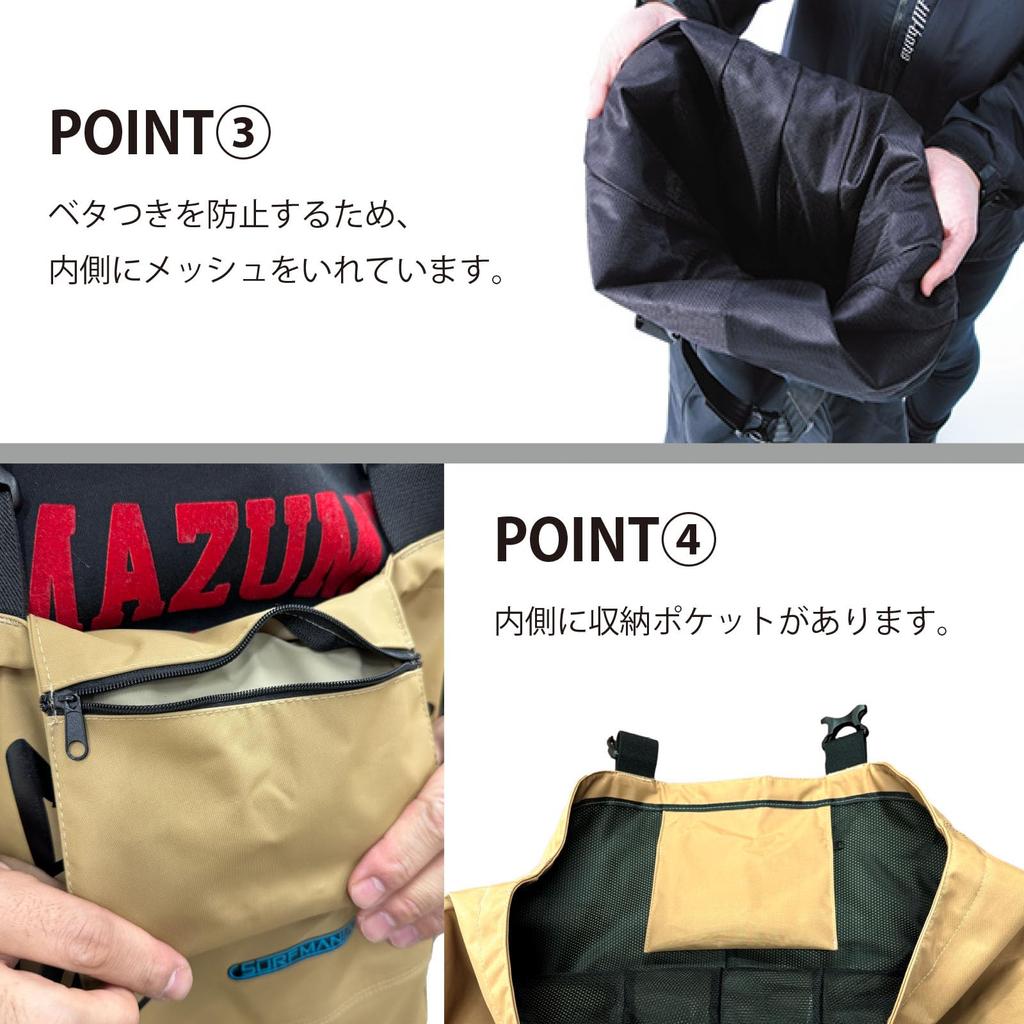 Mazume Game Waders Surfmania Black M Ver.2 MZBF-553-01