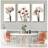 Simple Wall Decor Modern Transparent Flower Canvas Painting Art Print Picture Home Wall Decoration