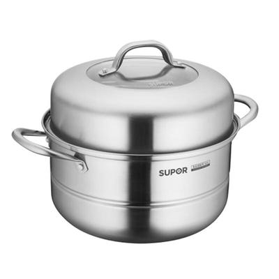 Двухъярусная пароварка Supor Good Helper из нержавеющей стали