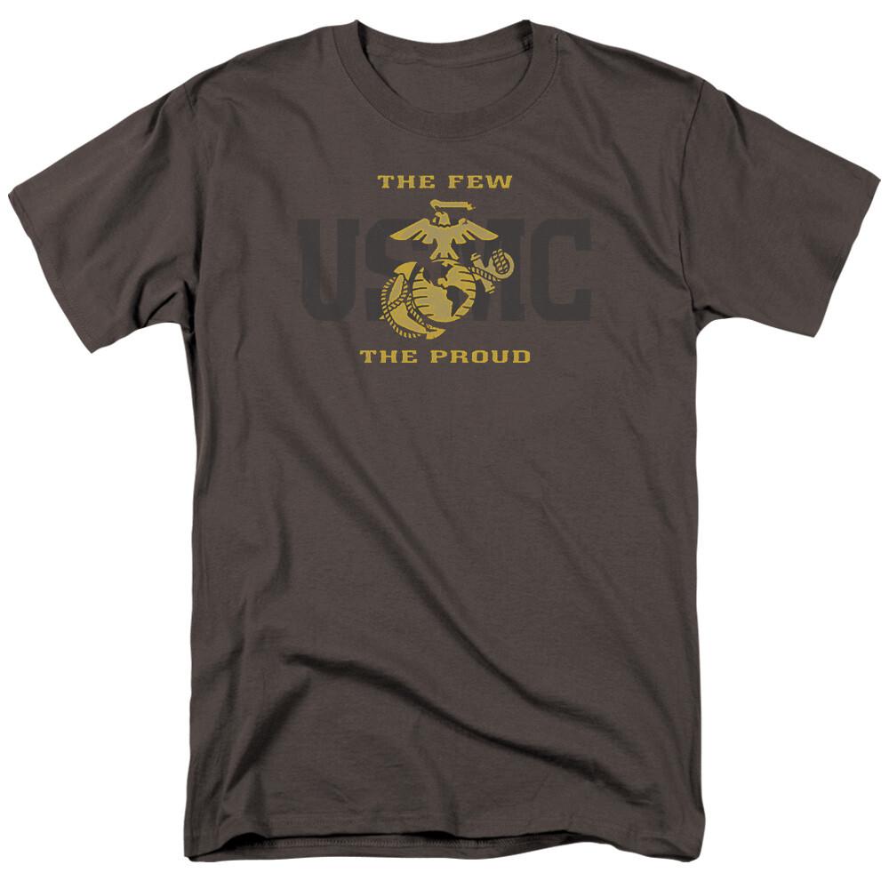 US Marine Corps USMC Split Tag Licensed Adult T-Shirt