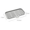 Non-Slip Silicone Soap Dish and Draining Mat for Kitchen & Bathroom