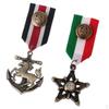 2 Pcs Uniform Medal Brooch