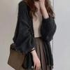 Sweater Cardigan Coat Design Japanese Senior Vintage Foreign Style Loose Lazy Thin Shawl with Sweater Woman