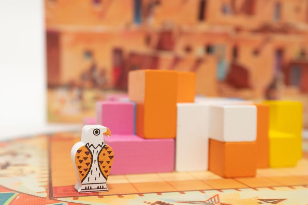 JELLYJELLYGAMES Pueblo Board Game Players 3D Abstract Game 2-4