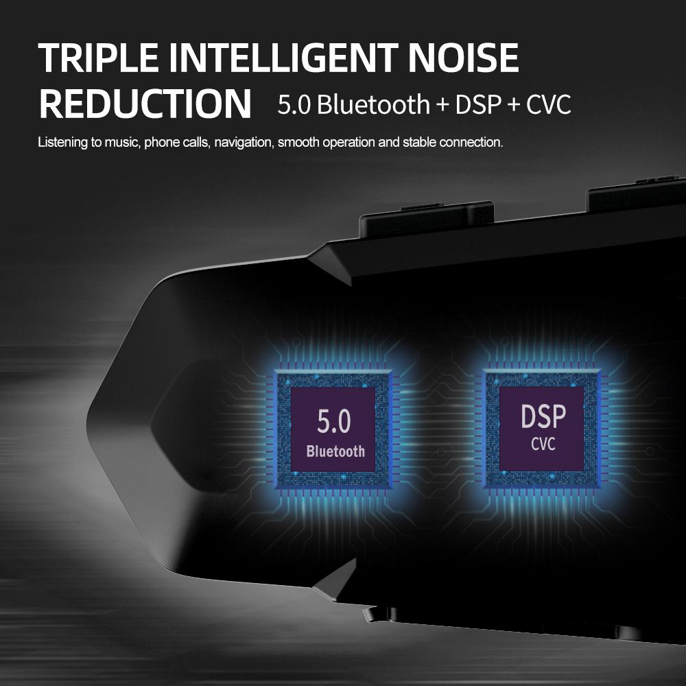 1/2шт Bluetooth Intercom мотоциклетный шлем bluetooth гарнитура для 2 мотоциклистов intercomunicador мото гарнитура Interphone беспроводной