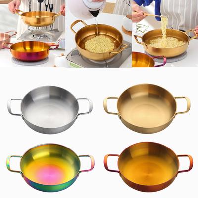 1 шт., горячий горшок из нержавеющей стали, суповая плита с двойным ухом, мини-инструмент для приготовления рамэна с морепродуктами, домашняя посуда