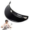 Bike Visor,retro Helmet Universal Brim 3 Button Brim Motorcycle Hat Visor 3 Clip Design