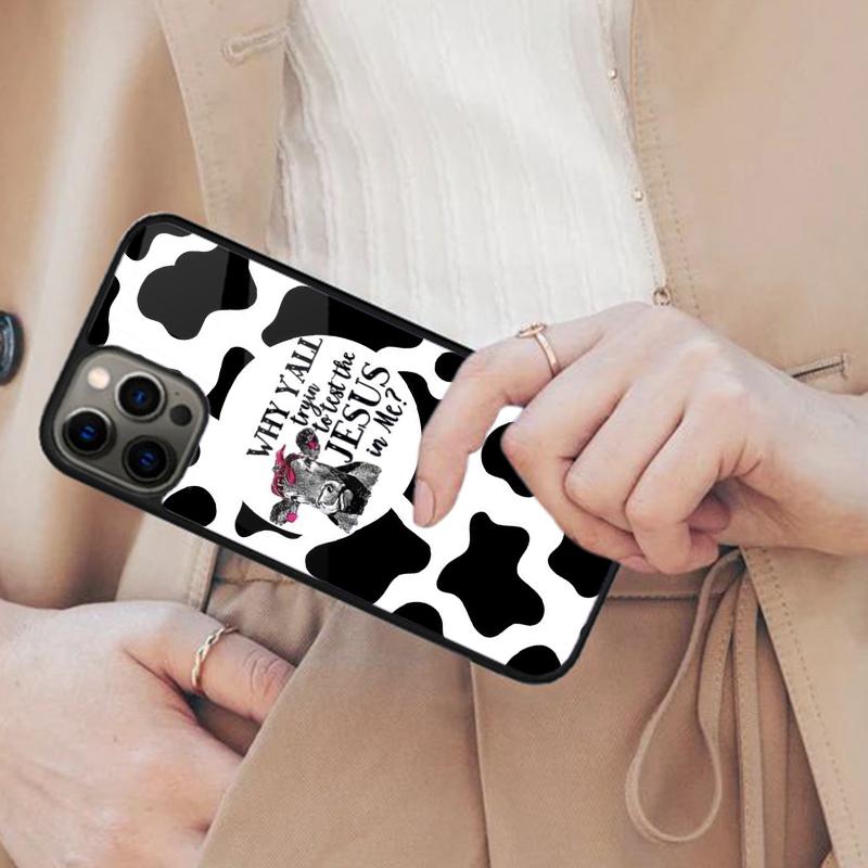 Dairy Cattle Cow Speckle Magnetic Phone Case For APPLE iPhone 17 Air 16 14 13 12 Pro Max 15 Plus Charge With MagSafe Cover