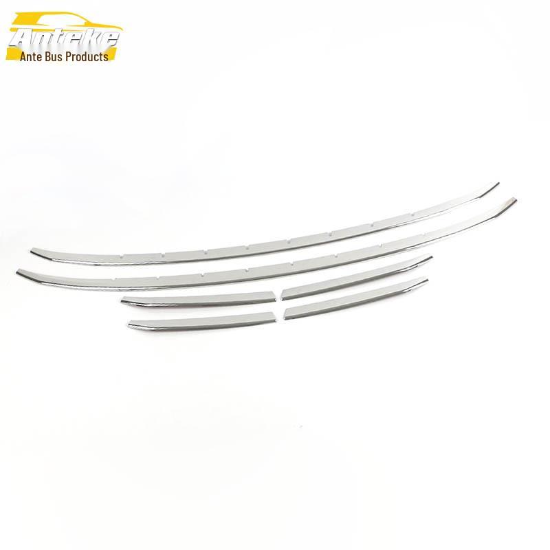 Binrui COOL Stainless Steel Center Grille Trim for 22 Models - Scratch-Resistant Bright Strip Modification