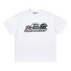 Cross-border new graffiti letter printing European and American street trendy brands loose and versatile casual men's and women's short-sleeved round