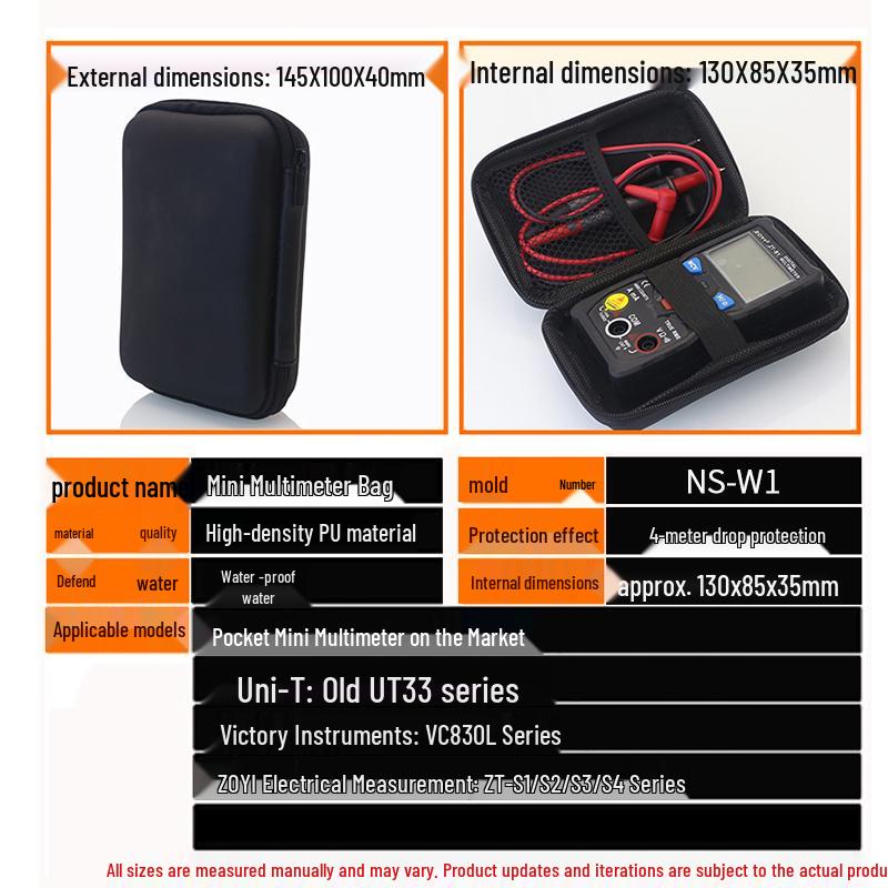 Универсальная портативная сумка-набор инструментов для мультиметра