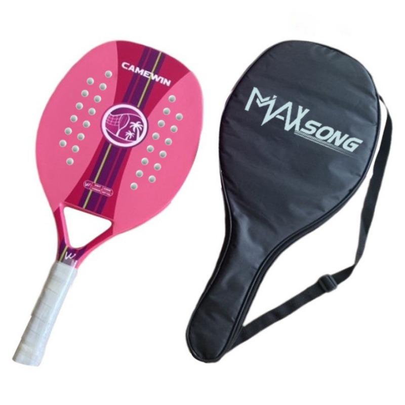 Beach Paddle Racket Carbon Beach Racket Sports Racket Carbon Fiber Paddle Racket Backpack Printing LOGO