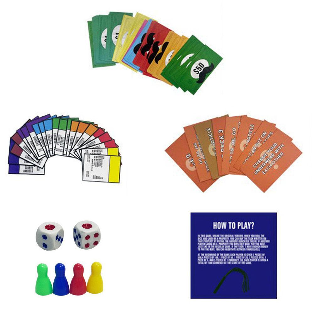1 набор Настольная игра для пар Adultopoly на вечер свиданий, Игры для пар, Идеи для вечера свиданий