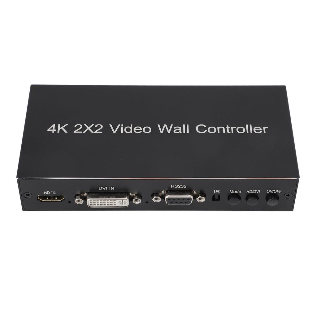 4K TV Splitter 2X2 Rotary Splicing 90 градусов 180 градусов 270 градусов Интерфейс мультимедиа высокой четкости 1 вход 4 выхода