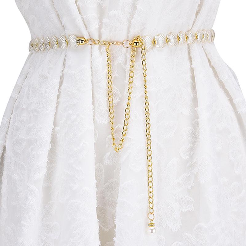 Металлическая цепочка на талию, инкрустированная стразами, для платьев и танца живота