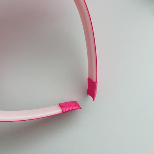 Real Art Cute Glitter Crown Headband Mink Tiara Hairband for Toddler Girls