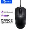 USB Optical Wired Mouse Laptop Home Office Mouse Anti Slip Roller 3D 1000DPI Game Mause Computer Accessories For PC Desktop