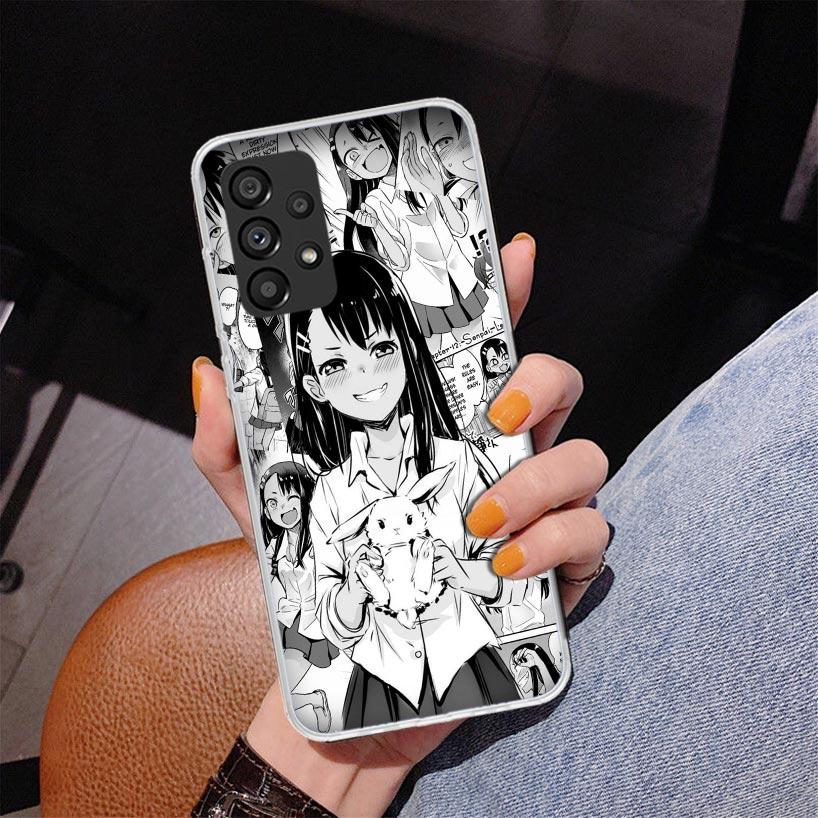 Эстетичный чехол для телефона с персонажами аниме Nagatoro San для Samsung Galaxy A17 A16 A15 A14 A13 A57 A56 A55 A54 A53 A37 A36 A35 A34 A33 A26 A25 A