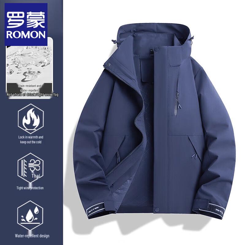 Luo Meng Unisex Windproof Waterproof Outdoor Jacket