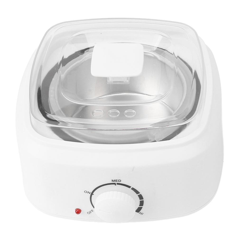 Мини-машина для нагрева воска Нагреватель для воска Прозрачная крышка 110-240 В для удаления волос Вилка США