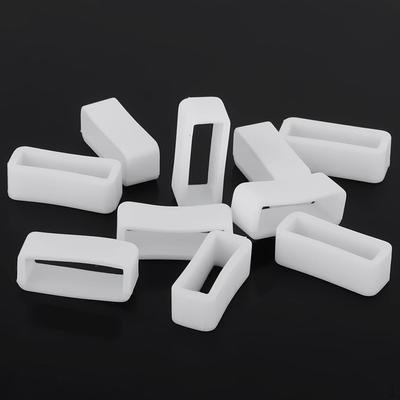 Белый силиконовый держатель для запястья шириной 8 мм, 0,79 x 0,24 дюйма