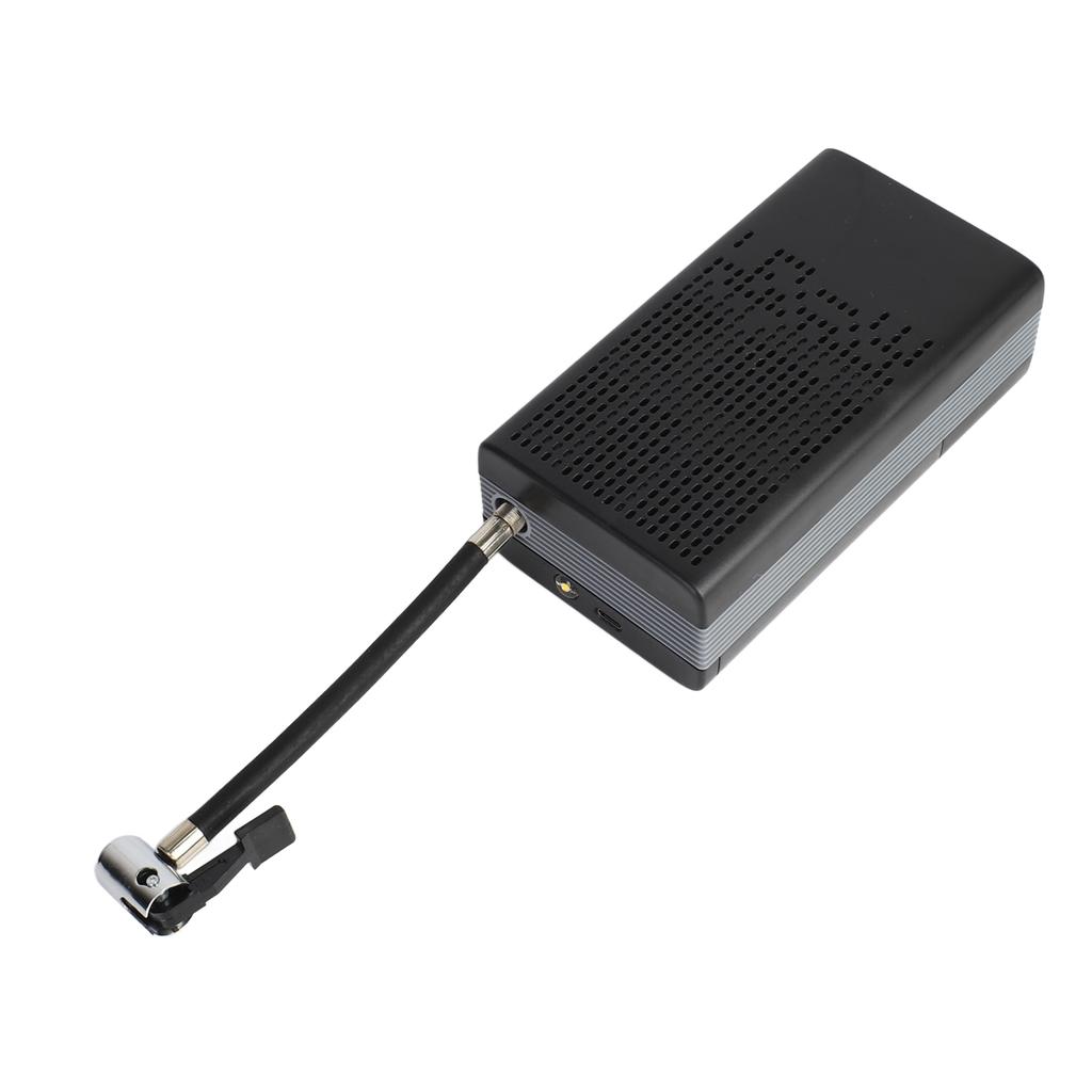 Цифровой дисплей Автомобильный насос для шин Беспроводной Портативный USB-перезаряжаемый Беспроводной Насос со светом для Мотоцикла Велосипеда Футбола Баскетбола Черный Металл Пласт