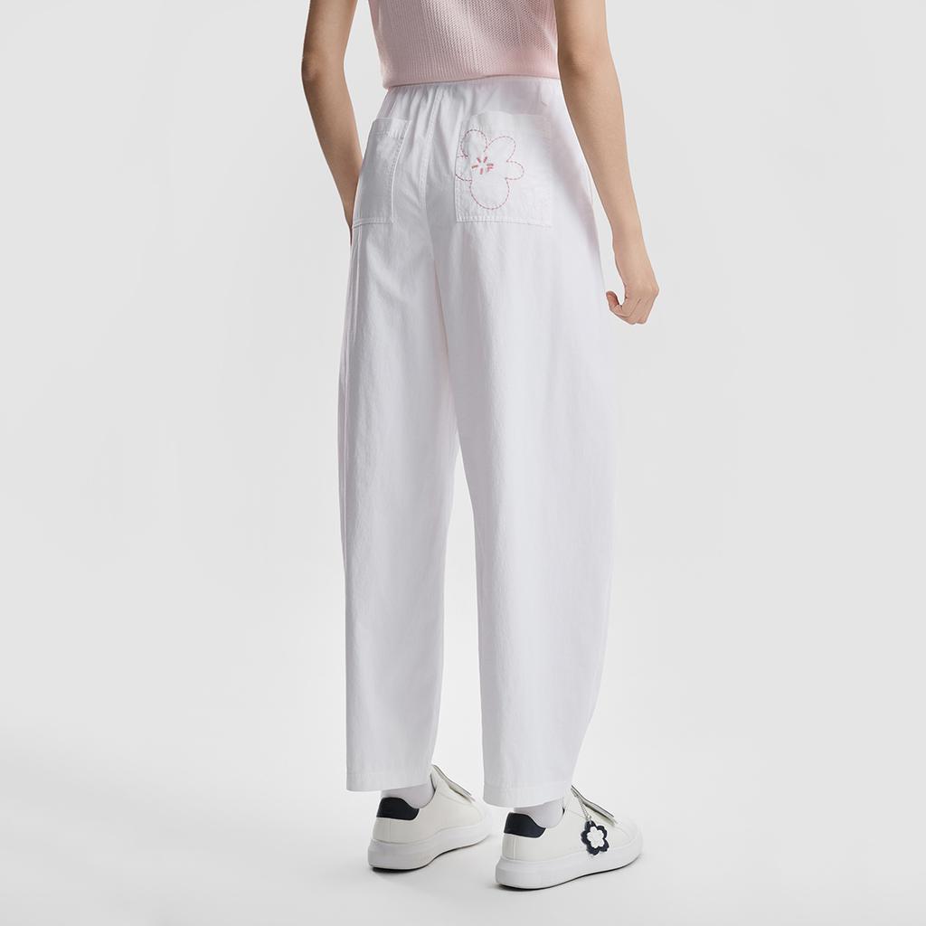 Fila Серия Гольф Модные Простые Спортивные Гольф Универсальные Свободные Вязаные Повседневные Брюки Женские брюки Нефритово-Белый A11W625815FWT