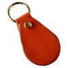 Кольцо для ключей/Кошелек Am de Mas KR-046 Коричневый (Russet Brown) из кожи Tochigi, Простое, Сделано в Японии, Натуральная кожа, Компактное, для взрослых