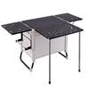JINGGENG Outdoor Camping Folding Table Storage Box
