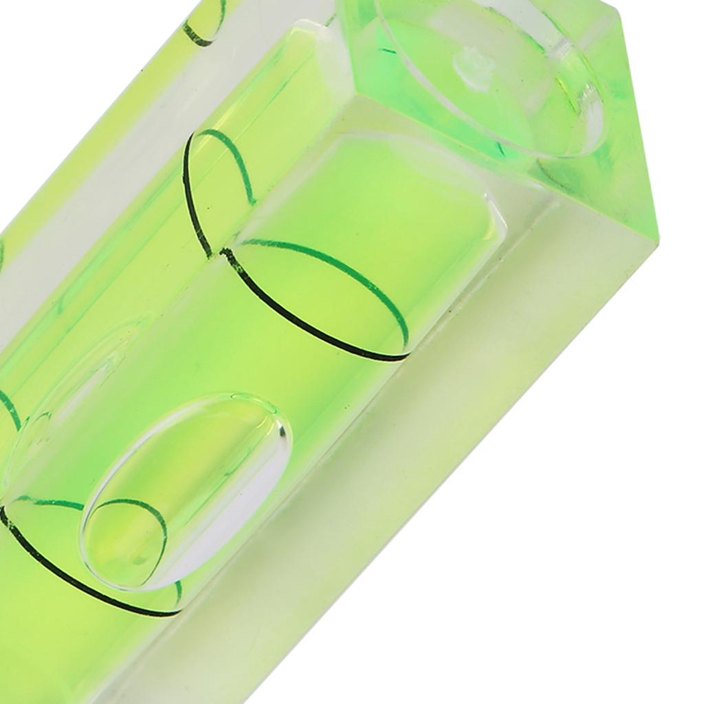 5pcs Mini Spirit Square Bubble Level Protractor Precision Level Cylinder Level Horizontal Bead Level Measuring Tools