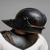 Blackened Sallet Helmet with Visor Medieval Gothic Armor Replica 15th Century Knight Helmet Halloween Gift Best  for Him