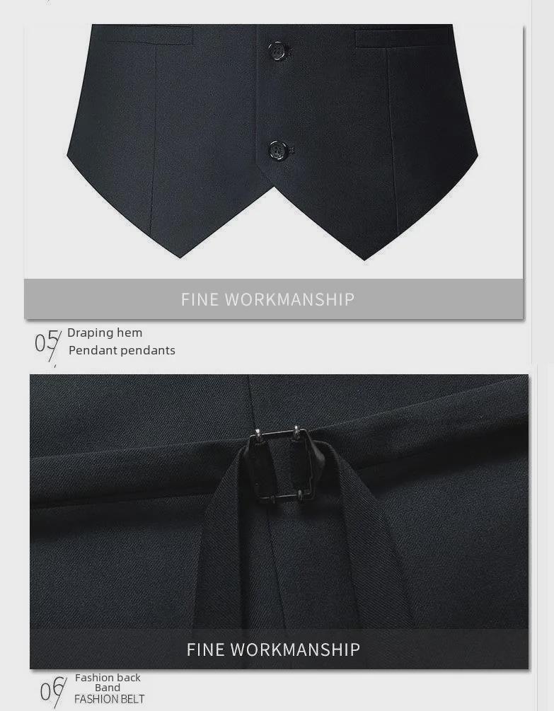 Мужской тонкий корейский жилет: Жилет в деловом стиле весна/лето