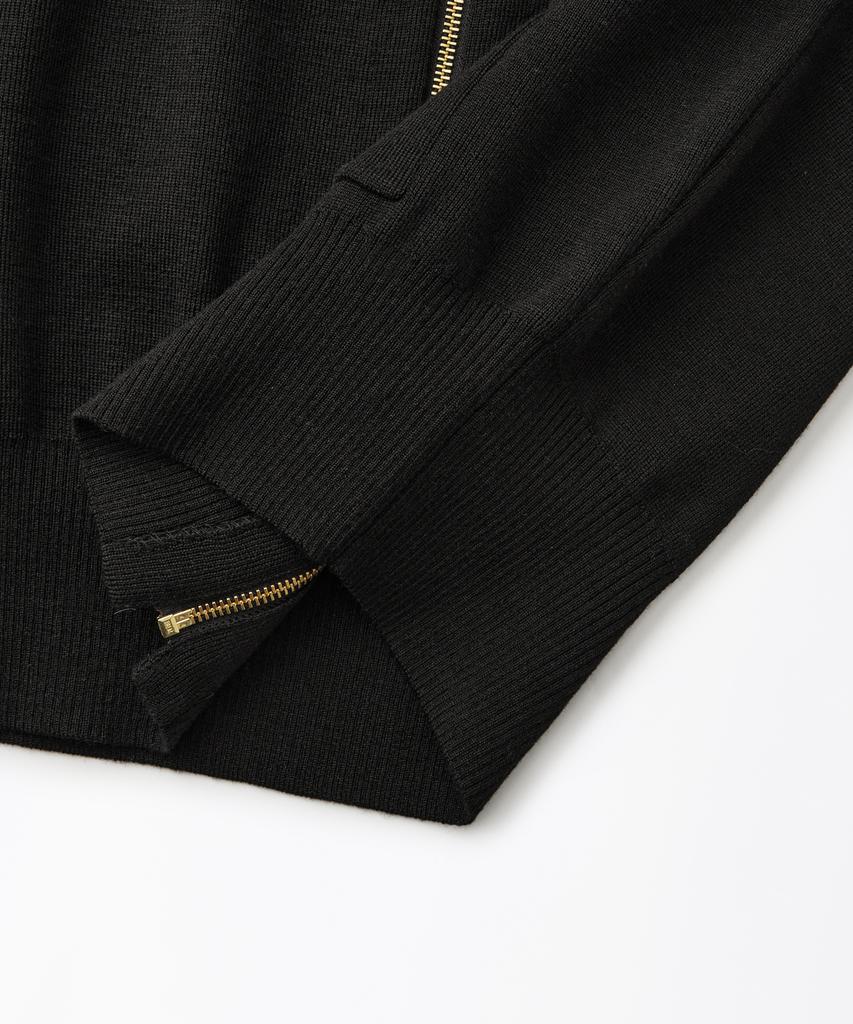 OUTSTANDING Usaaf Type C-2 Wool Sweater_Black