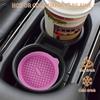 4 Pcs Anti-Slip Car Cup Coaster Universal Car Drink Holder Mat Silicone Heat Resistant and Waterproof Car Interior Accessories