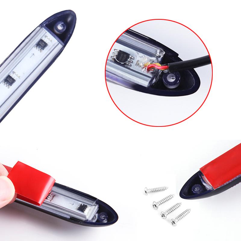 Светодиодные автомобильные дневные ходовые огни DRL, водонепроницаемые универсальные автомобильные фары, последовательный указатель поворота, желтая текущая лампа