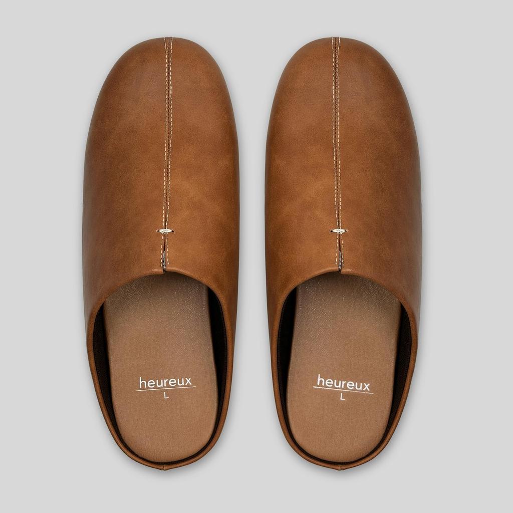 Удобные комнатные сандалии, изготовленные по тому же производственному процессу, что и Подходят как для мужчин, так и для японской обуви [heureux]. Звукопоглощающие