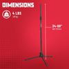 GATOR Frameworks Standard Series Microphone Stand, Straight Type (GMF-MIC-2000)