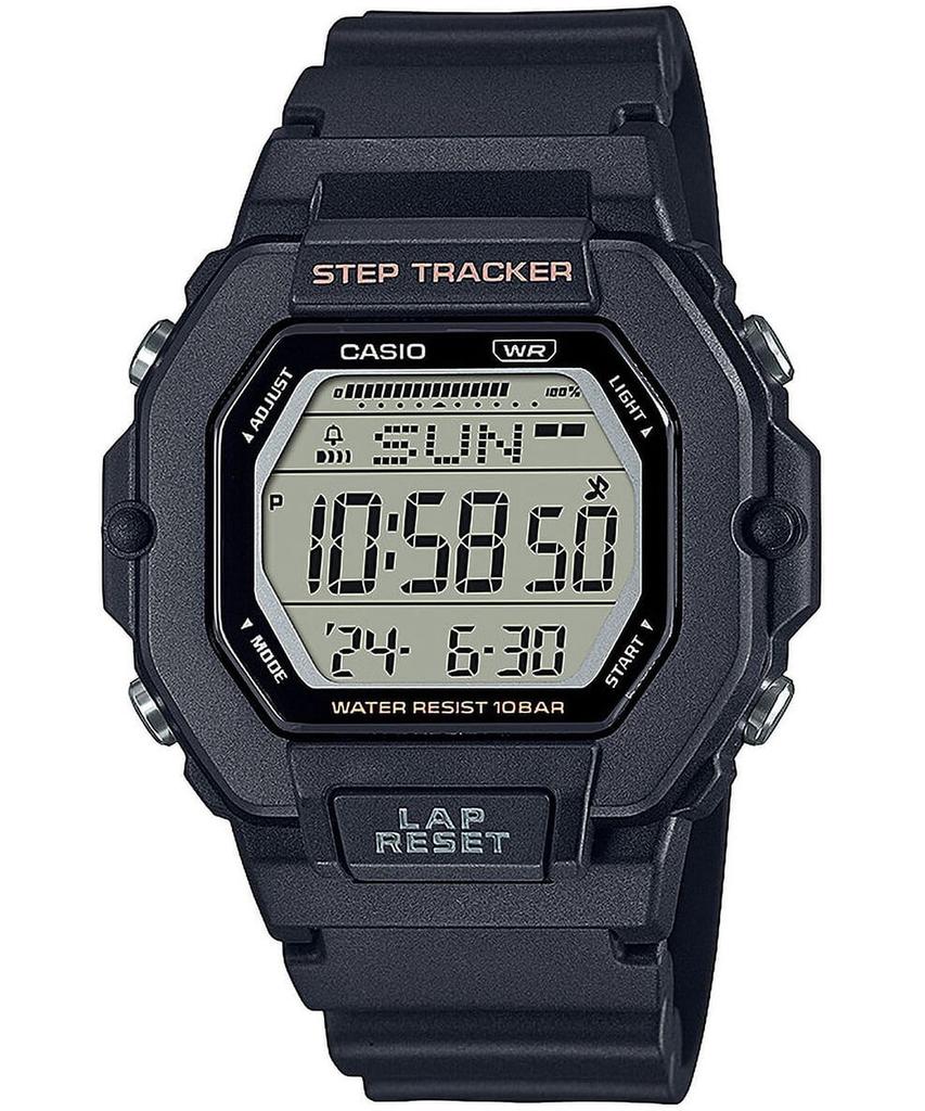 Casio Цифровые кварцевые часы с пластиковым полимерным ремешком LWS-2200H-1AVEF, Мужские, Ремешок.
