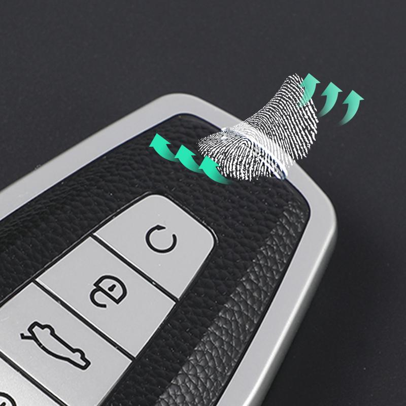 TPU Leather Car Remote Key Case Cover Holder Shell For Geely Emgrand X7 EX7 Coolray 2019-2020 Auto Styling Fob Accessories