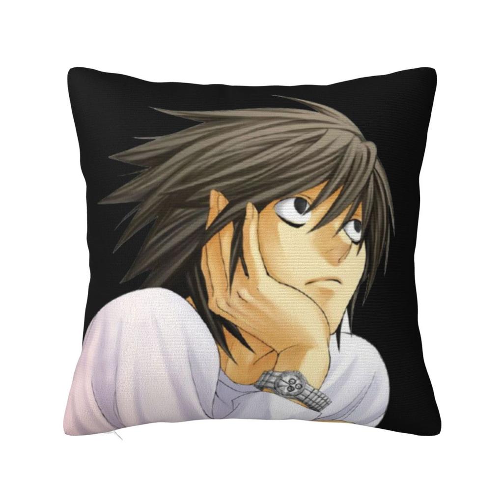 Girl And Dead Pillow Case Anime Death Note Japan Manga Cushion Covers Funny Decor Pillowcover for Living Room
