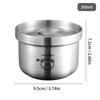 Паровая чаша из нержавеющей стали 304 с крышкой, горшок для тушения на 300 мл, складной пищевой контейнер, универсальная яйцеварка, кухонная утварь