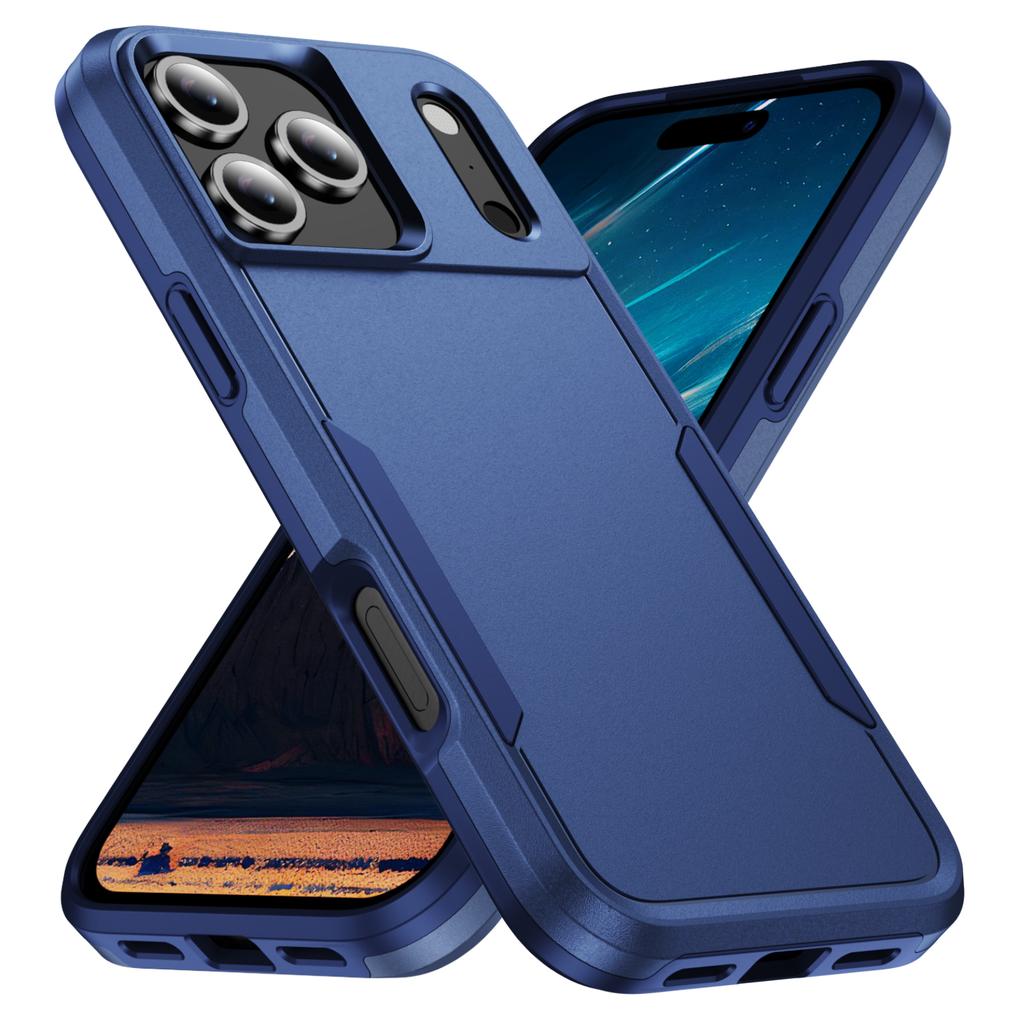 Чехол военного класса для iPhone 17 Pro Max Полностью защитный бронированный чехол для iPhone 17 Air 16 15 14 13 12 11 Pro Max Plus 16e Coque