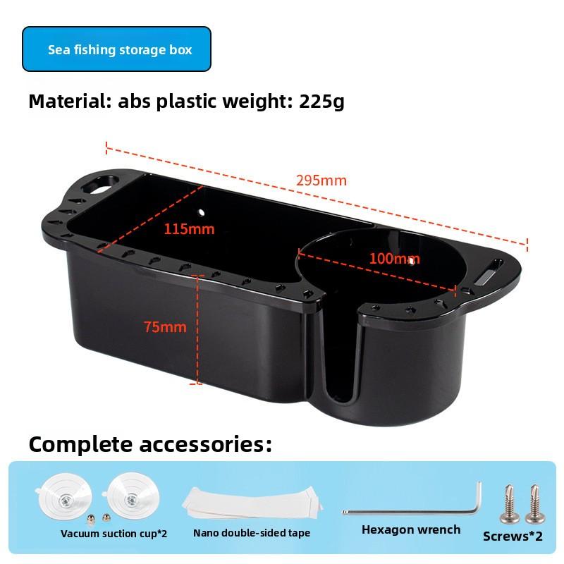 Yacht Marine Storage Caddy Box Can Cup Holder Pontoon Fishing Cabin Storage Tray Bracket Organizer Storage Tools