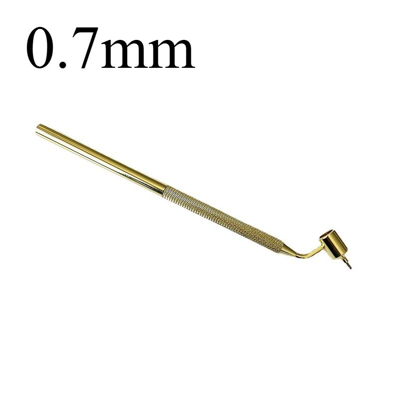 Ручка для подкраски царапин на автомобиле, скошенная, для точной прорисовки тонких линий, с аппликатором для краски