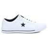 Converse Кеды низкие из перфорированной кожи One Star, модные, удобные, унисекс, белые 158464C