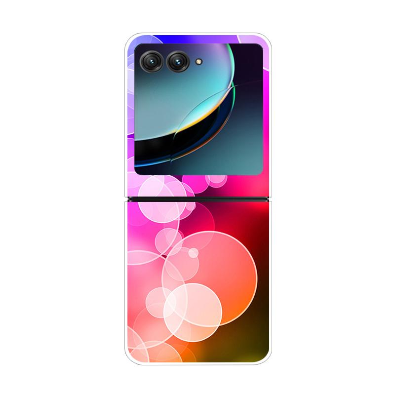 Чехол для Moto Razr40 Ultra Мраморный Рисованный Чехол для Телефона Для Motorola Razr 40 Ultra Razr4 Razr+ Жесткий Пластик Защитный Funda