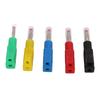 10PCS 4mm Retractable Banana Plug Weldable Test S Ends CAT II 600V 32A 5 Color for 3C Digital