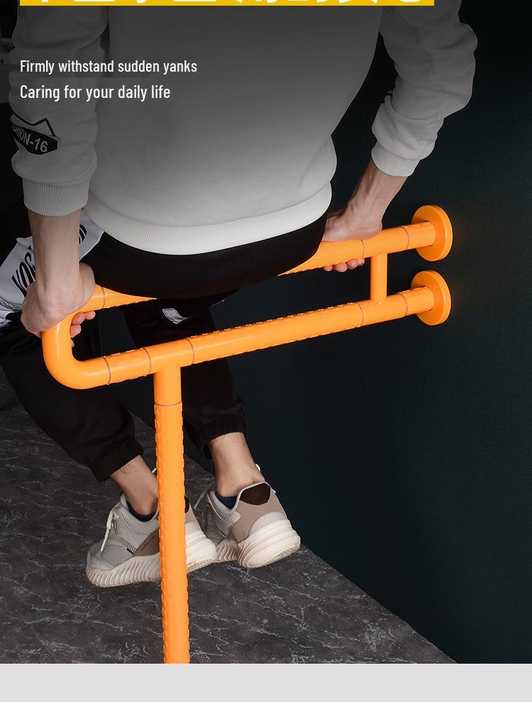 Ванная комната Поручень U-образной формы для пожилых - Безбарьерная нейлоновая ручка для душа/туалета